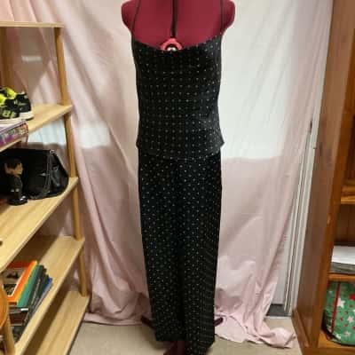 Seed Heritage Womens  Size 10 Black  / Polka Dot / White 