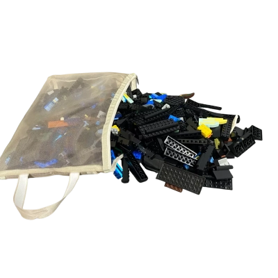 LEGO Assorted 1.055 Kg in Mesh Zipper Pouch