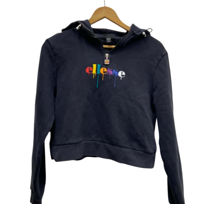 Ellesse Womens  Size 8 Hoodie Black  
