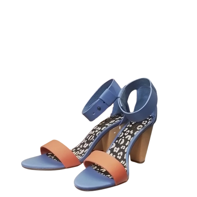Gorman Womens  Size 38 Heels Animal print / Blue / Orange 
