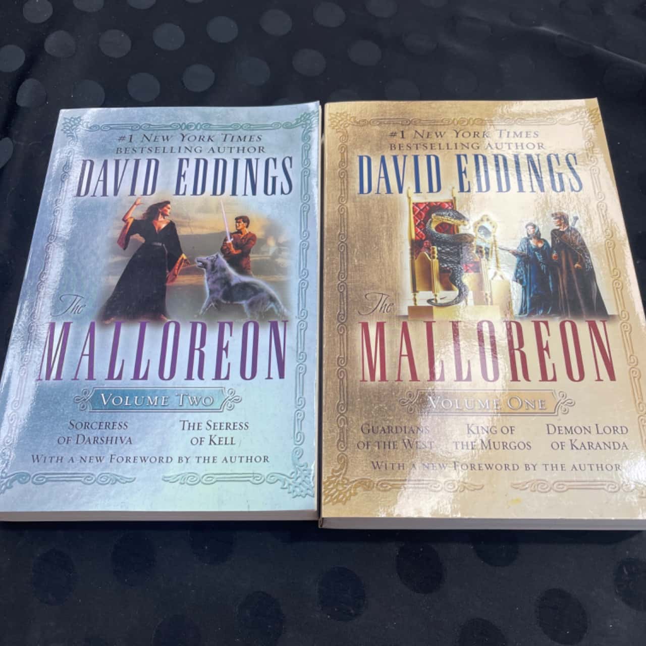 2 x David Eddings Novels The Malloreon vol 1&2(s)