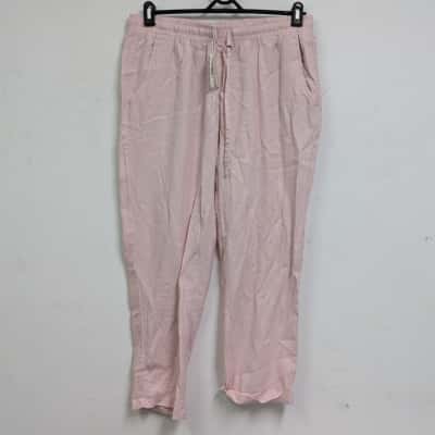  Grae Linen Womens Pink Pants Size 12 BNWT  