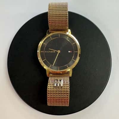 Tommy Hilfiger Tea Watch (model 1782739) with Mesh Bracelet & minimalist black dial -untested