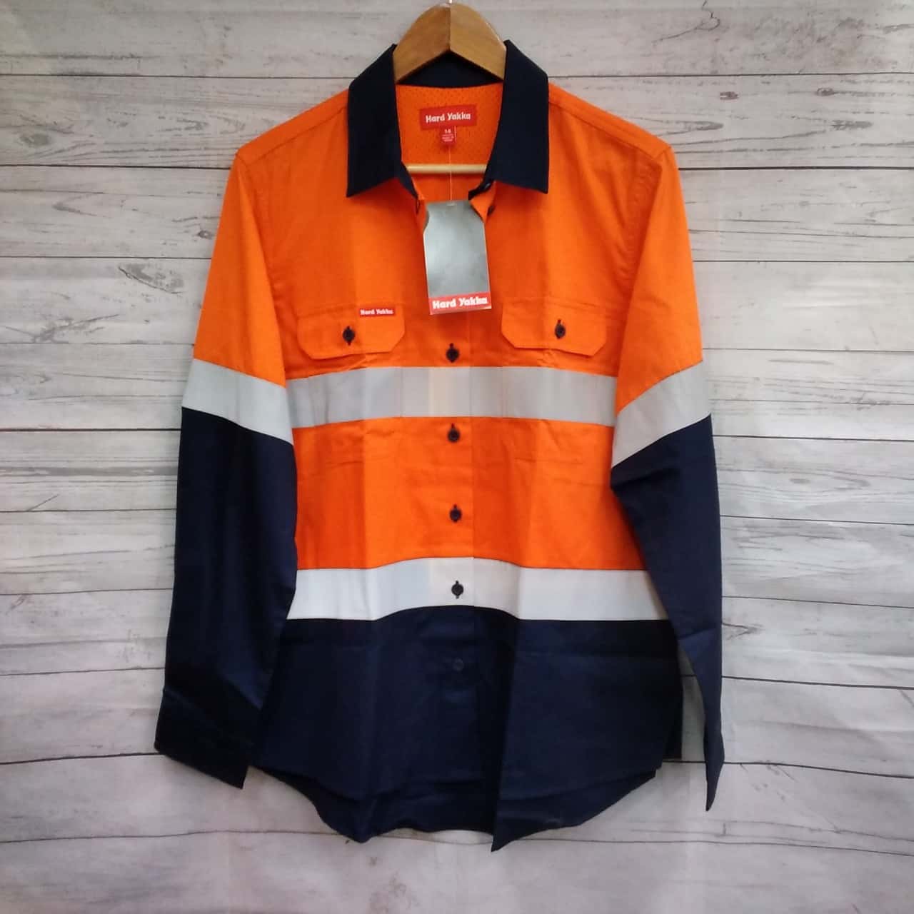 Womens AU 14 ONA Hi Vis Shirt by HARD 
