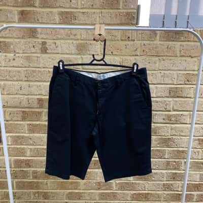 Ben Sherman Mens regular fit black shorts Size 34 W
