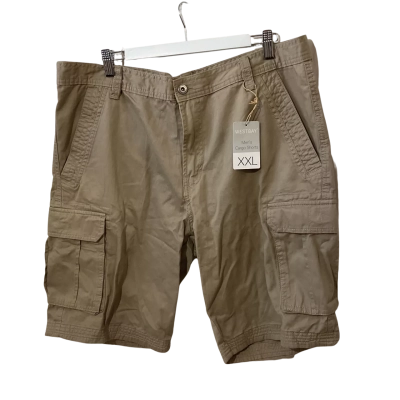West Bay Mens  Size XXL Cargo Shorts Khaki 