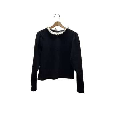 Zara Womens  Size S Black Top