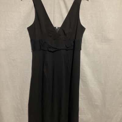Veronika Maine Womens  Size 14 Formal Dress Black  
