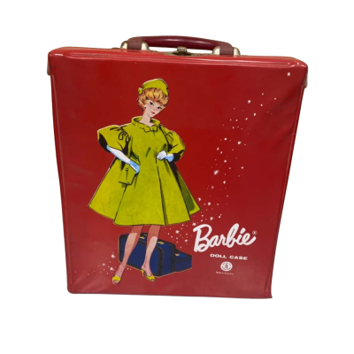 Vintage Barbie Carry case with Barbie 1958