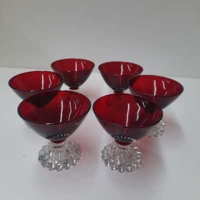 Vintage Anchor Hocking "Berwick" Glasses x 6