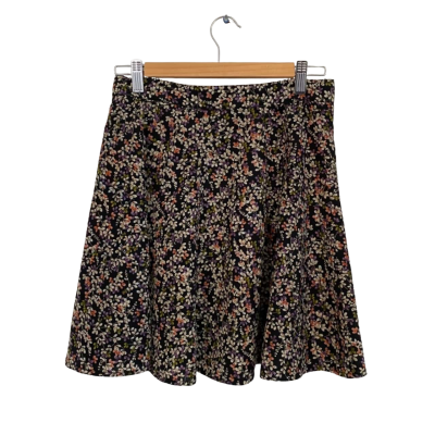 Princess Highway Womens  Size 10 Mini Skirt Black  / Floral / Multicoloured 