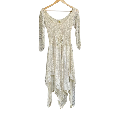 Beth Reads Originals Vintage Lace Dress Womens Size S Off White 