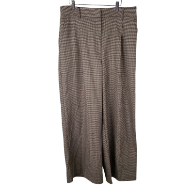 French Connection  Brown Check Pants – Size 16