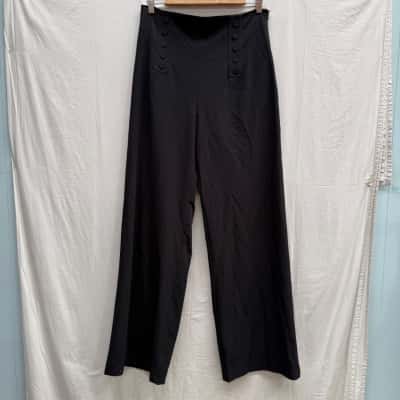 BNWT CITI Black Straight Leg Pants Size 12
