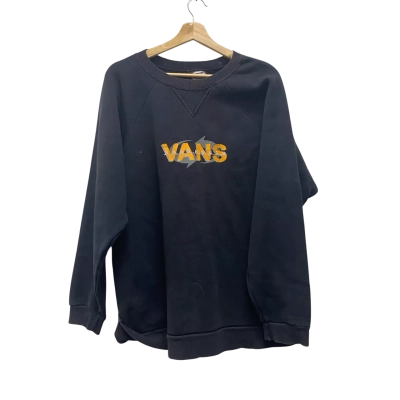 Vans Vintage Mens  Size See Description Crew Neck Jumper Black  AS IS