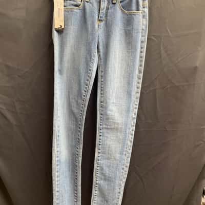 Claude Maus Makaila Meg Jean Light Blue Womens Size 8 