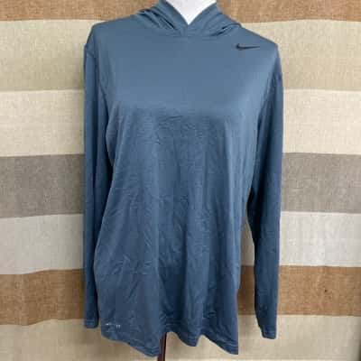 Nike Womens  Size M Long Sleeve Top Grey 