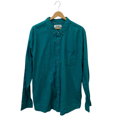 Jeanswest Mens  Size XL Long Sleeve Shirt Green 