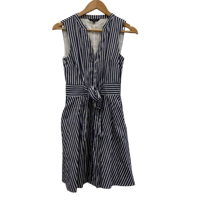 Portmans Women's Size 6 Sleeveless Cotton Dress Striped 