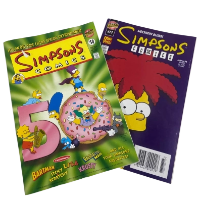 2 x Simpsons Comics