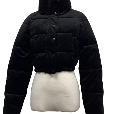 Muscle Nation Womens Cropped/ Puffer Jacket 