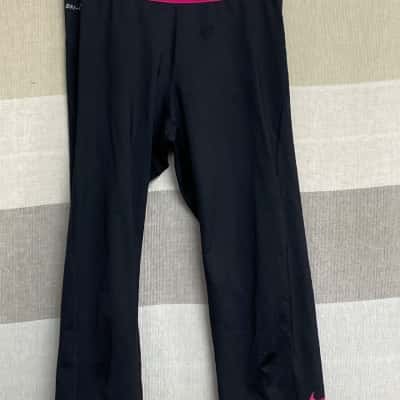 Nike Womens Sport Pants Size S Black  / Pink  