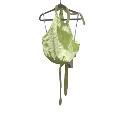 Kookai Womens  Size 36 Halter Neck Top Lime Green RRP $130      HTHT