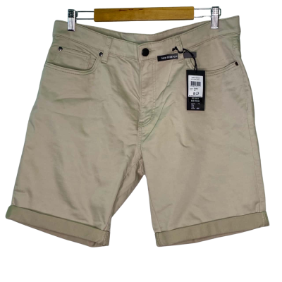 Tarocash Mens  Size 36 Tailored Shorts Beige 