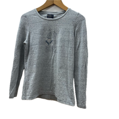 Barbour Womens Size 12 Long Sleeve Shirt Grey 