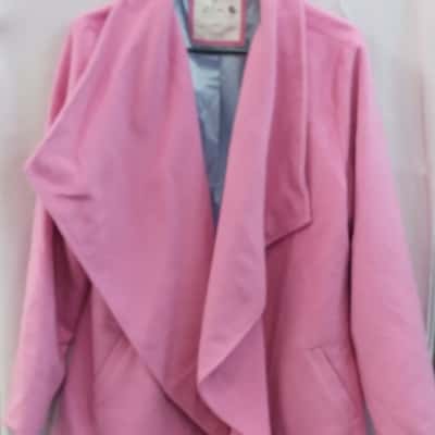 Elm Womens  Size L Fleece Jacket / Open Jacket Pink  