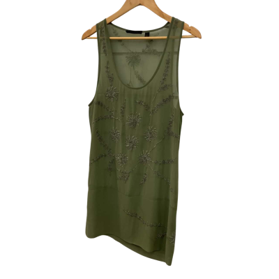 Country Road Womens  Size L Sleeveless Top Khaki 