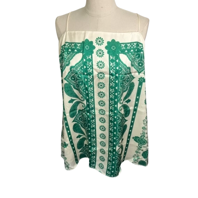 Sheike Womens Green & White Top Size 14