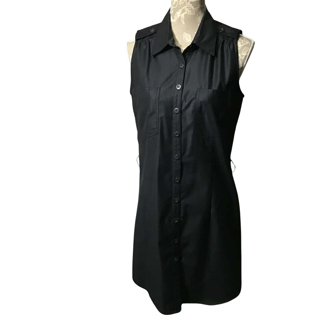 linen dress short Short Lunar Cutout Dress
