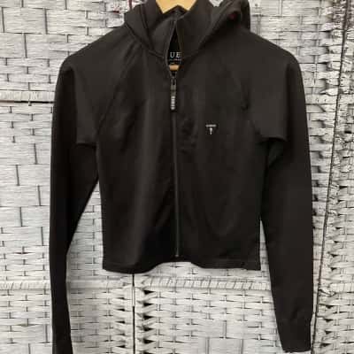 Guess Womens  Size S Zip Through Top Black  