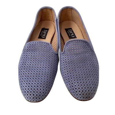 Neo Womens  Size 37 ITALIAN LEATHER Flats Blue