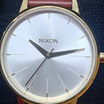 Nixon Women's  "The Kensington" Watch  in Brown / Gold 