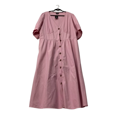 BNWT City Chic Womens Sunset Stroll Dress Size XXL Pink  RRP$129.95
