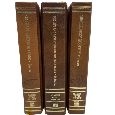Time Life Books' "Classics Of The Old West" Three Book 1980 Collection 