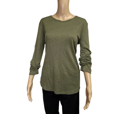 Country Road Womens  Size S Long Sleeve Top Olive 