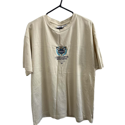 CHARLOTTE HORNETS NBA Mens  Size XXL Cream 
