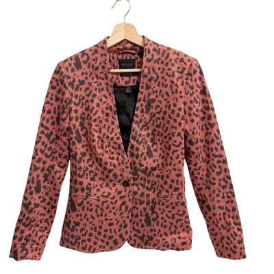 Scotch & Soda Womens  Size XS Suit Jacket Animal print / Multicoloured 