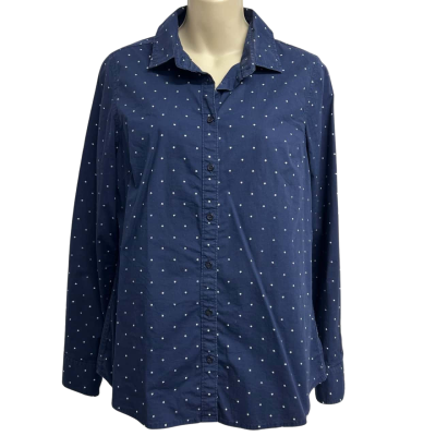 Tommy Hilfiger Womens Size M Blue Top  