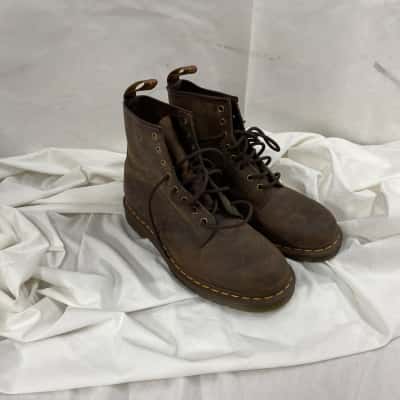 Dr Martens Women's Brown Leather Boots 