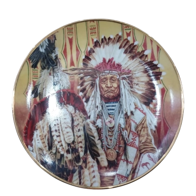 Chief of the Piegon Blackfoot by Paul Calle plate