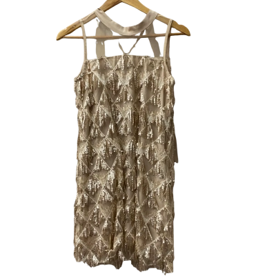  Womens L.Y.Z.K  Size M Gold Dress