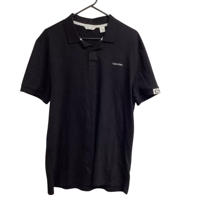 Calvin Klein Mens  Size M Polo Shirt Black  