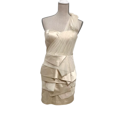 Bariano Womens  Size 10 Cocktail Dress Champagne 