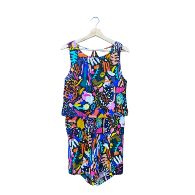 Gorman Size 10 Jumpsuit Black / Multicoloured / Pattern 