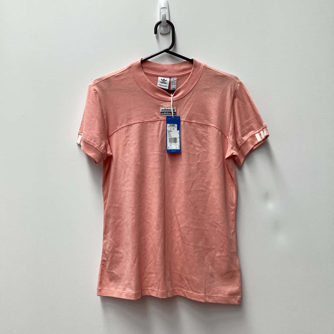 Adidas Womens TShirt Size UK 16 Pink