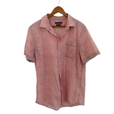 Sportscraft Mens  Size XXL Short Sleeve Shirt Floral / Red / White 